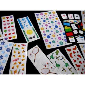 Lot of Stickers,  Studio, Block, Christmas, Winter, Vegas, Board Games